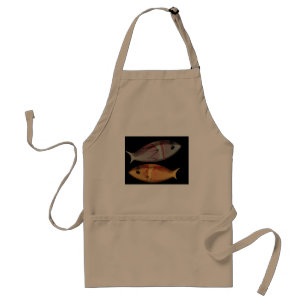 Venetian Murano Glass Fish Standard Apron