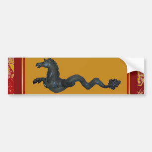 Venetian Murano Glass Horse Bumper Sticker