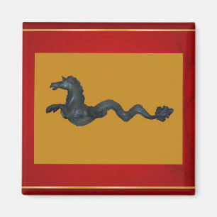 Venetian Murano Glass Horse Magnet