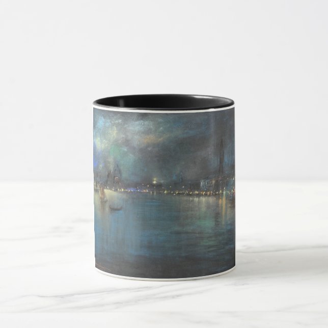 Venetian Nocturne (by Glenn Cooper Henshaw) Mug (Center)