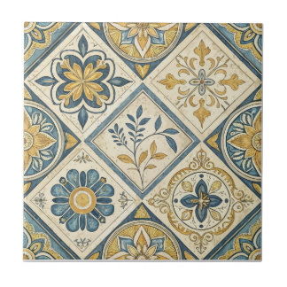 Venetian Style Ceramic Tile | Luxury Italian Baroq