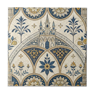 Venetian Style Ceramic Tile | Luxury Italian Baroq