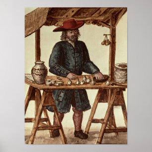Venetian Tobacco Vendor Poster