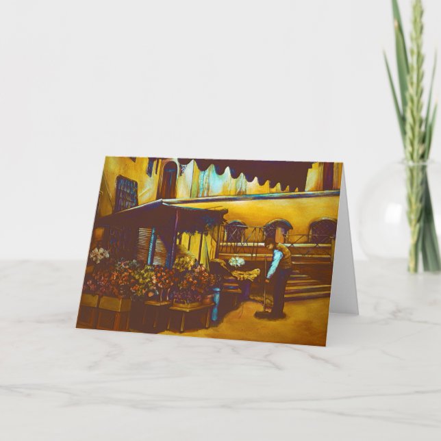 Venetian Venditore Greeting Card (Front)