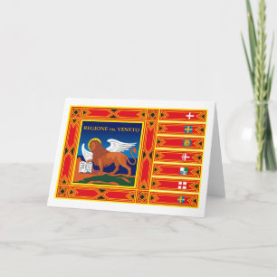 Veneto Flag Greeting Card