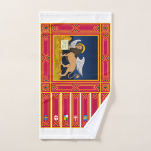 Veneto flag (Italian region) Hand Towel