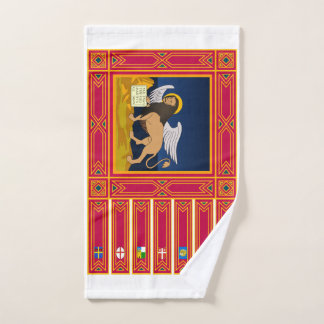 Veneto flag (Italian region) Hand Towel