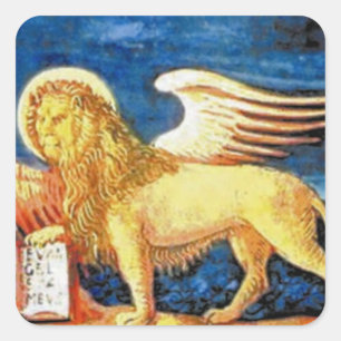 Veneto (Italy) Flag Square Sticker