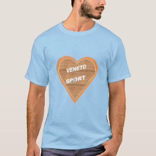 VENETO SPORT Men's Blue T-shirt