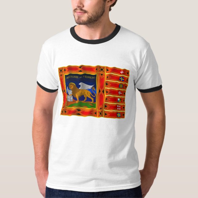 Veneto waving flag T-Shirt (Front)