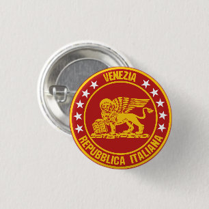 Venezia 3 cm round badge