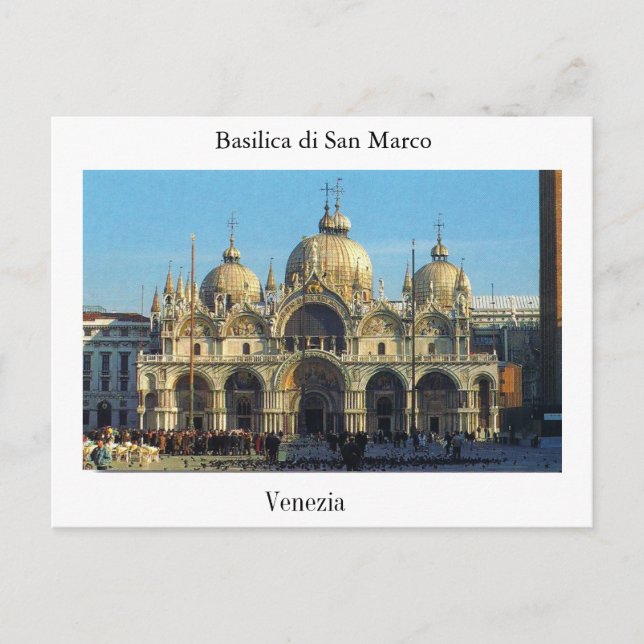 Venezia, Basilica di San Marco Postcard (Front)