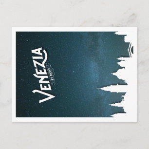 Venezia by Night - postcard