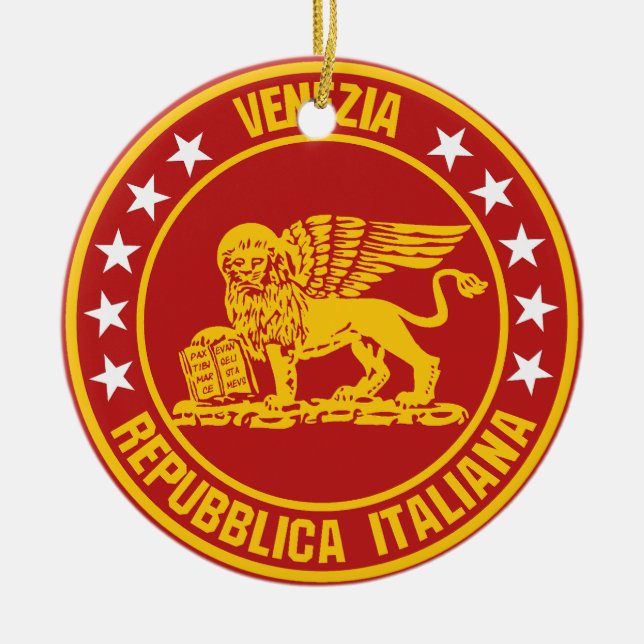 Venezia                                            ceramic tree decoration (Front)