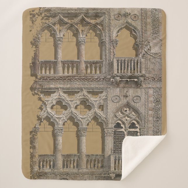 Venezia D'Oro Sherpa Blanket (Front)