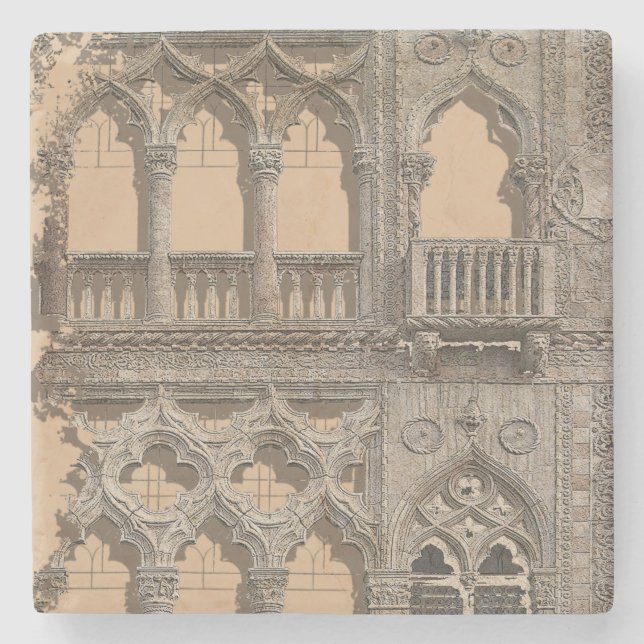 Venezia D'Oro Stone Coaster (Front)