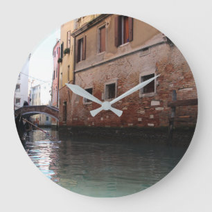 Venezia e i suoi canali Orologio fotografico Large Clock