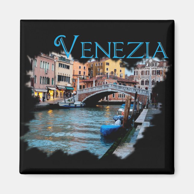 Venezia, Italia: Along the Canal Magnet (Front)