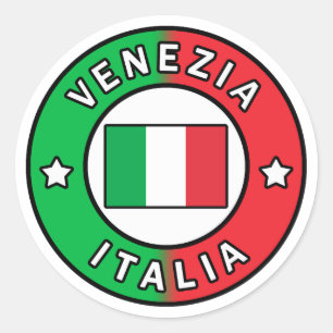 Venezia Italia Classic Round Sticker