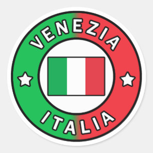 Venezia Italia Classic Round Sticker
