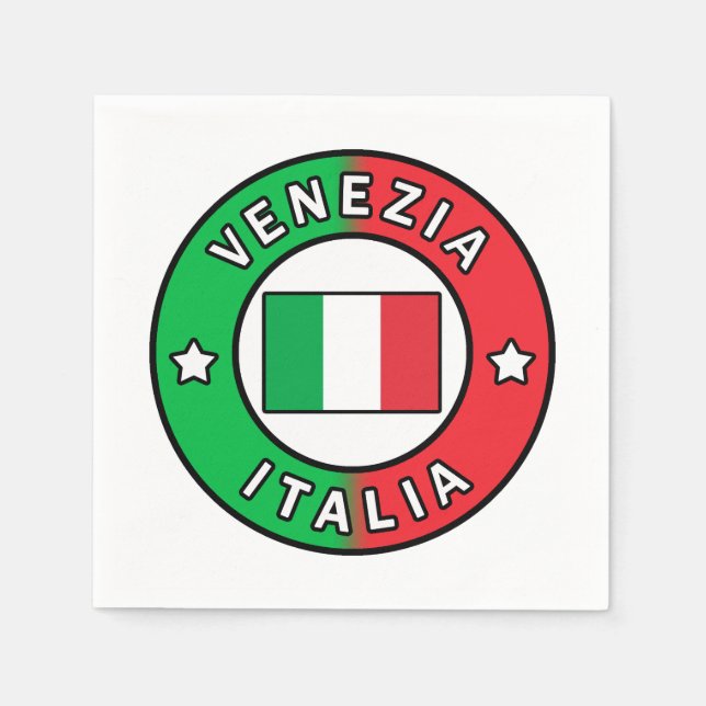 Venezia Italia Napkin (Front)