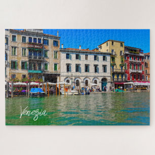 Venezia Italy Riva Del Vin Grand Canal Jigsaw Puzzle
