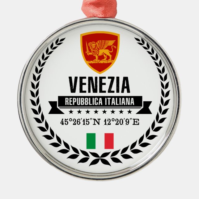 Venezia Metal Tree Decoration (Front)