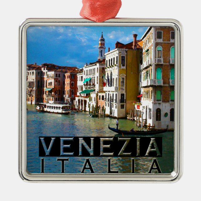 Venezia Metal Tree Decoration (Front)