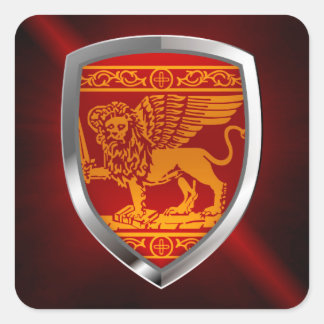 Venezia Mettalic Emblem Square Sticker
