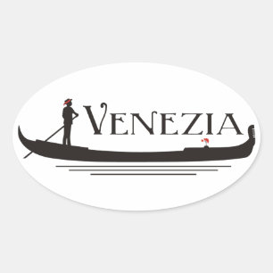Venezia Oval Sticker