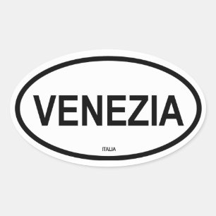 VENEZIA OVAL STICKER