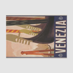 Venezia Travel Poster Decoupage Tissue Paper