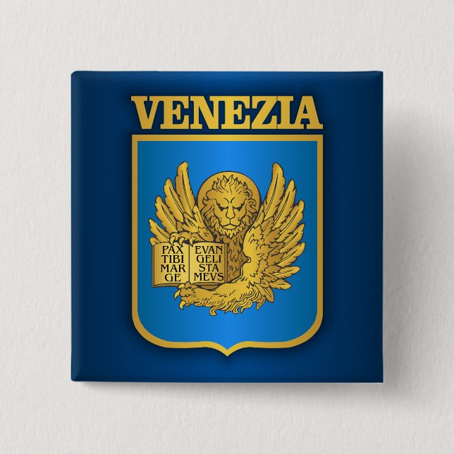 Venezia (Venice) 15 Cm Square Badge (Front)