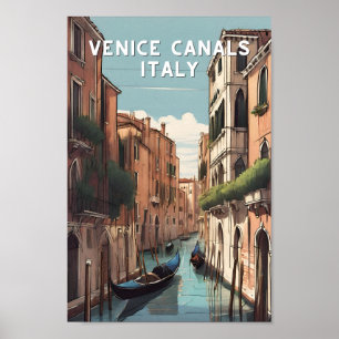 Venezia Venice canalas italy venetian travel Poster