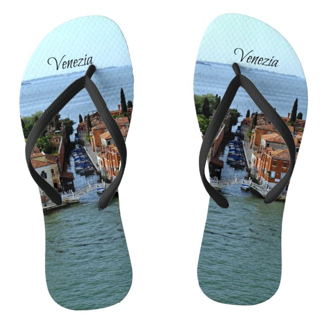 Venezia - Venice, Italy Flip Flops (Footbed)