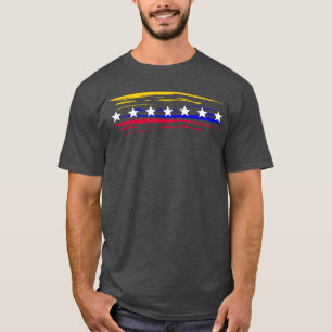 Venezuela 7 Big Stars Flag Minimalist funny T-Shirt