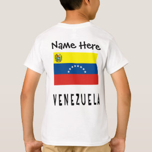 Venezuela and Venezuelan Flag with Your Name T-Shirt