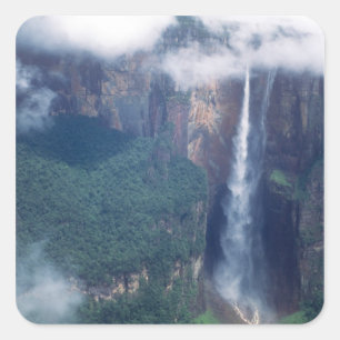 Venezuela, Angel Falls, Canaima National Park Square Sticker