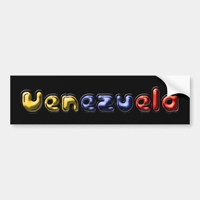 VENEZUELA BUMPER STICKER (Front)