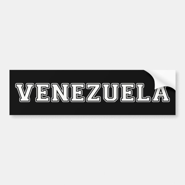 Venezuela Bumper Sticker (Front)