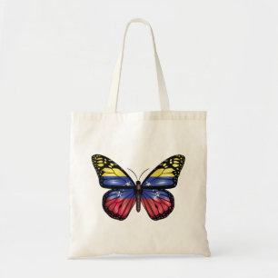 Venezuela butterfly monarch flag Tri-Blend shirt Tote Bag