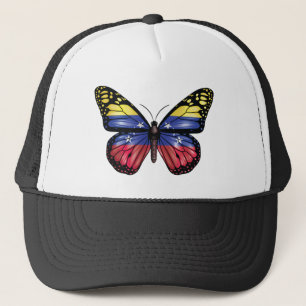 Venezuela butterfly monarch flag Tri-Blend shirt Trucker Hat