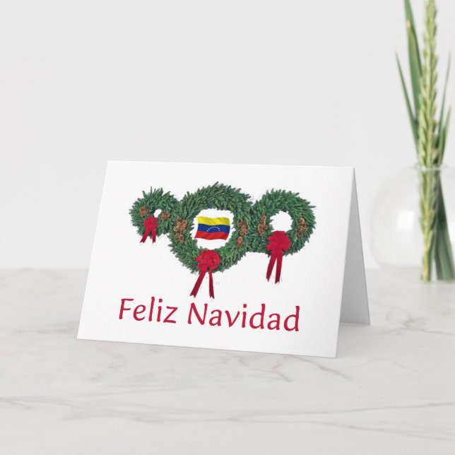 Venezuela Christmas 2 Holiday Card (Front)