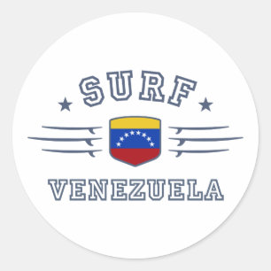 Venezuela Classic Round Sticker