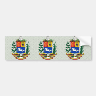 Venezuela Coat of Arms detail Bumper Sticker