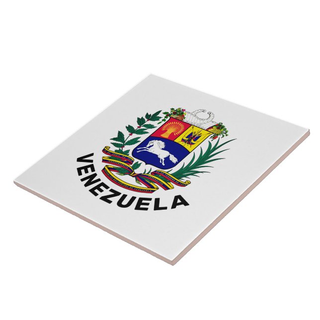 Venezuela coat of arms tile (Side)