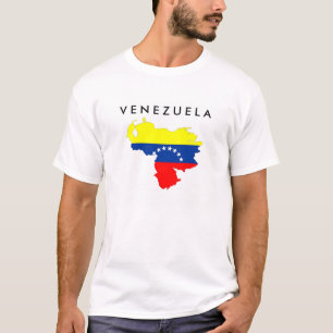 venezuela country flag map shape symbol T-Shirt