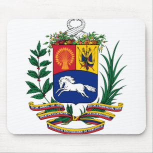 venezuela emblem mouse mat