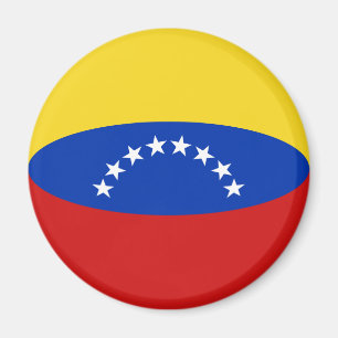 Venezuela Fisheye Flag Magnet