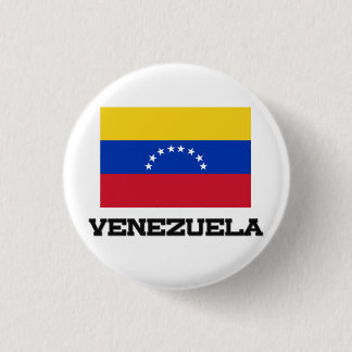 Venezuela Flag 3 Cm Round Badge